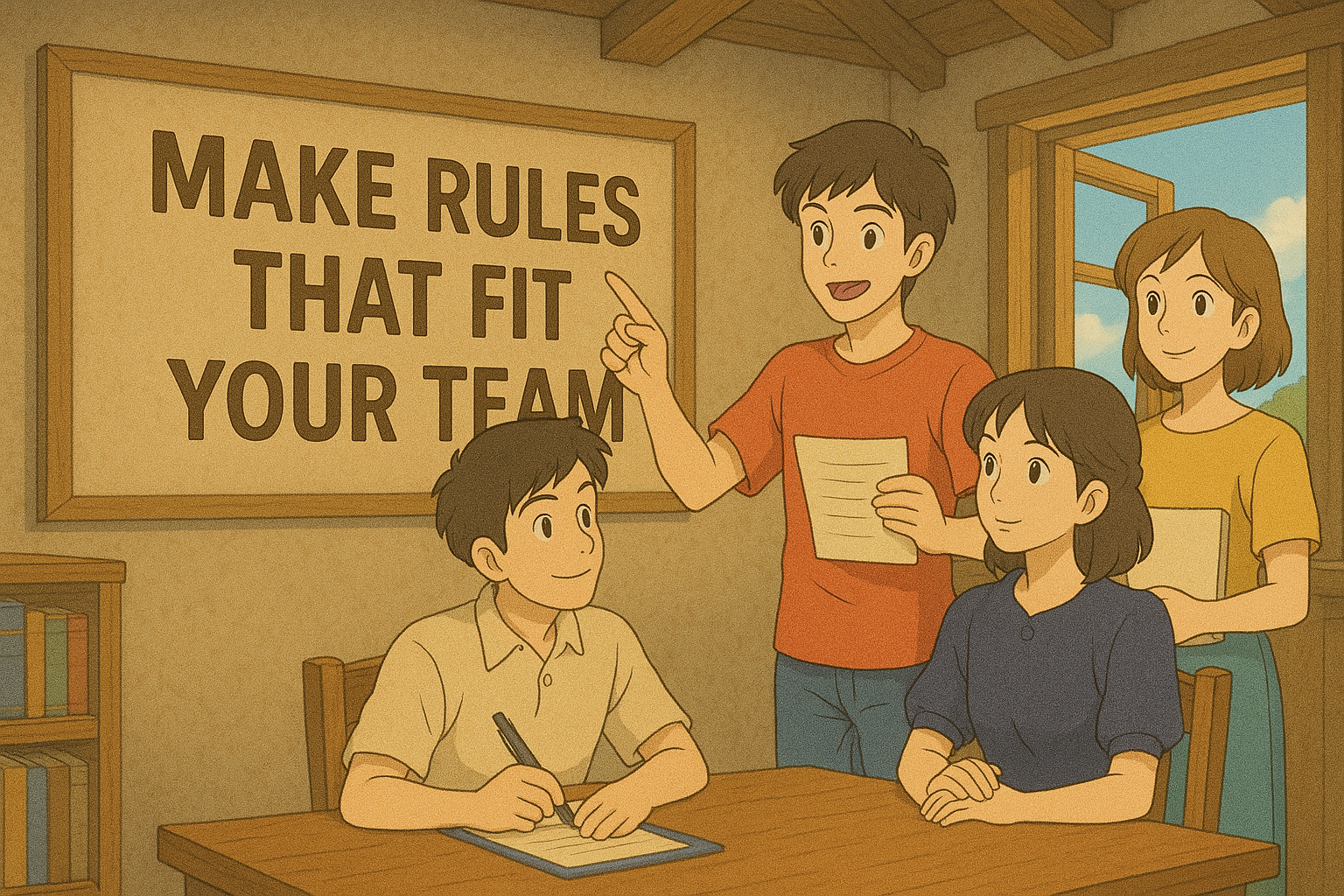 Make rules that fit your team
